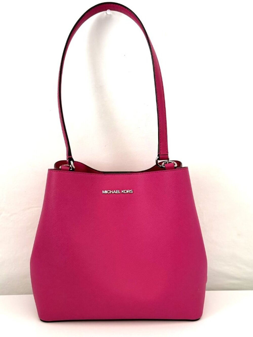 MICHAEL KORS Pratt Shoulder Bag Dragonfruit Pink 35S4S3FS2I